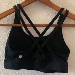 Lululemon Black sports bra
